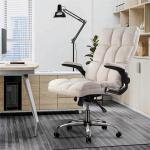 Industrial Grade Clear Tempered Glass Chair Mat 1/5" Thick 35" x 46" for