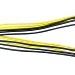 Tinned Copper Custom Cable Harness , DC AC Black Flat Wire Cable