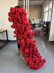 Wedding Decoration Supplies Custom Color Silk Wedding Floral Table Runner