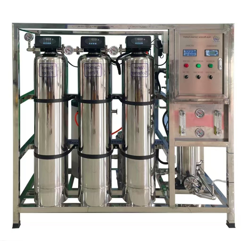 Fully Automatic Reverse Osmosis Pure Water Device Producing 1T/h Water