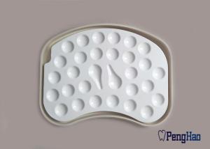 China Porcelain Mixing Use Dental Lab Supplies , 28 Slots Ceramic Mixing Slab wholesale