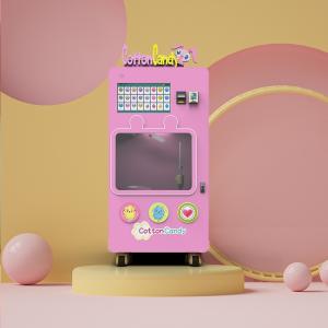 China 25 Languages Robot Cotton Candy Vending Machine 150 Sugar Storage wholesale