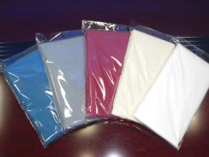 China Airlaid 3Ply White Disposable Tablecloth , OEM Restaurant Paper Table Covers wholesale