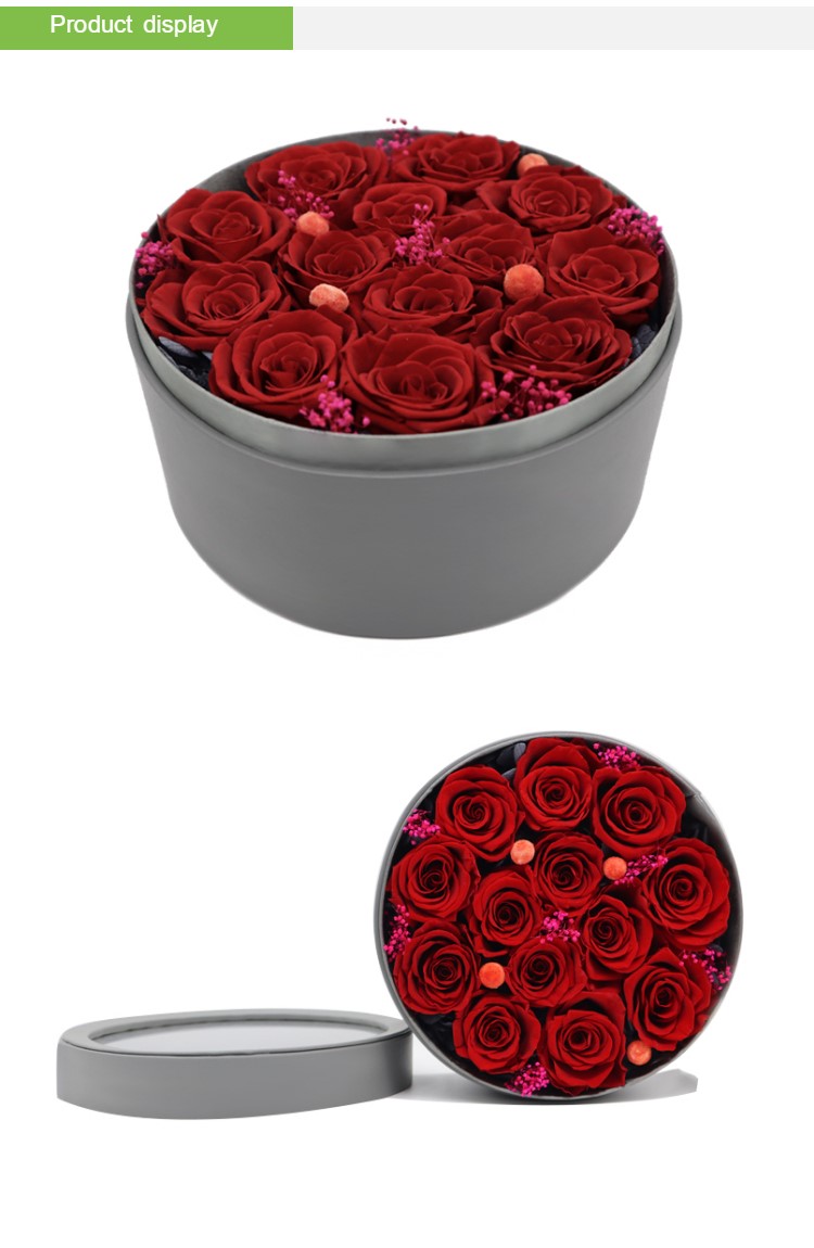Elegant Preserved Flowers In A Box Perfect Gift For Mothers Day V - Day