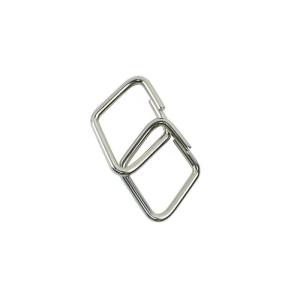 China Factory Direct Sales Metal Square Iron Ring Buckle Luggage Buckle Square wholesale