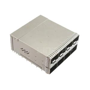 China TE 2339978-5 zSFP+ Cage Assembly 2x4 Port With Connector 56 Gb/s EMI Springs wholesale