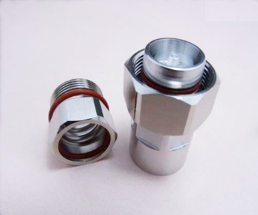 RF connector 4.3-10 male connector clamp type for 1/2" superflex cable low PIM VSWR 1.15 China factory