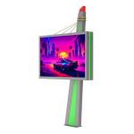 Easy installation P6 steel 8000nits waterproof display outdoor advertising led