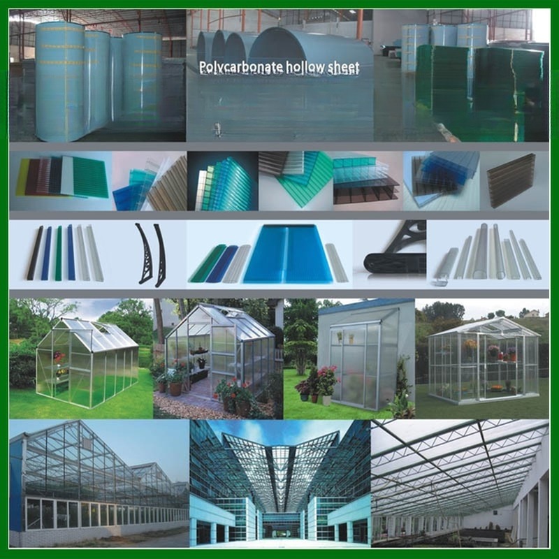 3mm-18mm Polycarbonate Hollow Sheet Durable and Versatile with anti-UV for Greenhouse Roofing and More