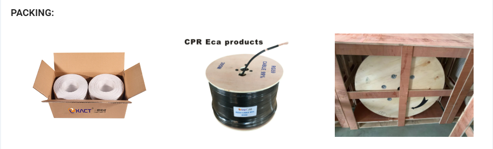 Communication CCTV RG59 DC/RG59 power Composite Coaxial Cable with 2 Bc/Al Wire Braid