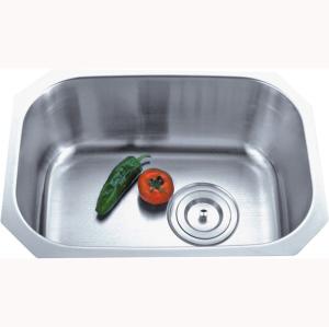 China Topmount Stainless Steel Single Bowl Sink 580 X 430mm Anti Corrosion wholesale