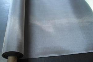 China Fine Stainless Steel 304 316 Wire Cloth, 325Mesh Plain Weave 0.0014&quot; Wire 48&quot; Wide wholesale