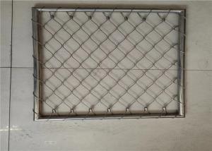 China Stainless Steel Knotted Poultry Netting Zoo Animal Rope Mesh wholesale