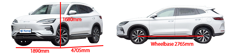 Pure Electric BYD Song PLUS SUV 605km Long Battery Life Popular Model