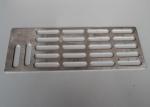 Custom Steel Metal Sheet Parts , Silver Metal Stamping Products 100mm Size