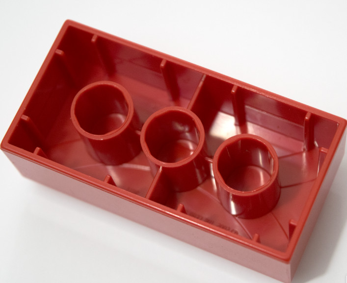 Large Tonnage Injection Molding Molds Orange Thumb Building Blocks PC / ABS