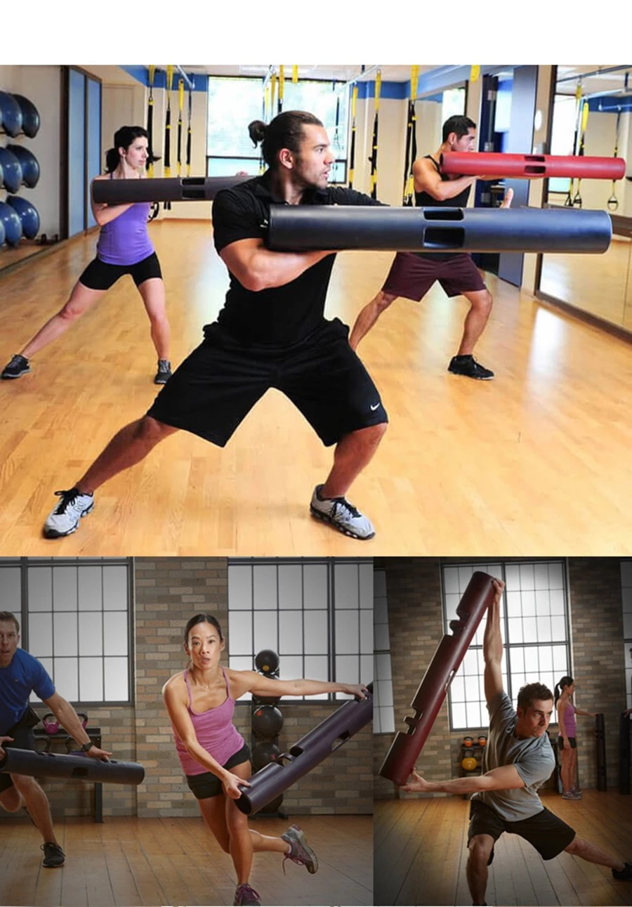 105cm 4k Multiple VIPR Fitness Tube Functional Ecofriendly For Body Building