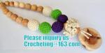 Rainbow nursing necklace, Nursing necklTeething necklace, Breastfeeding Necklace