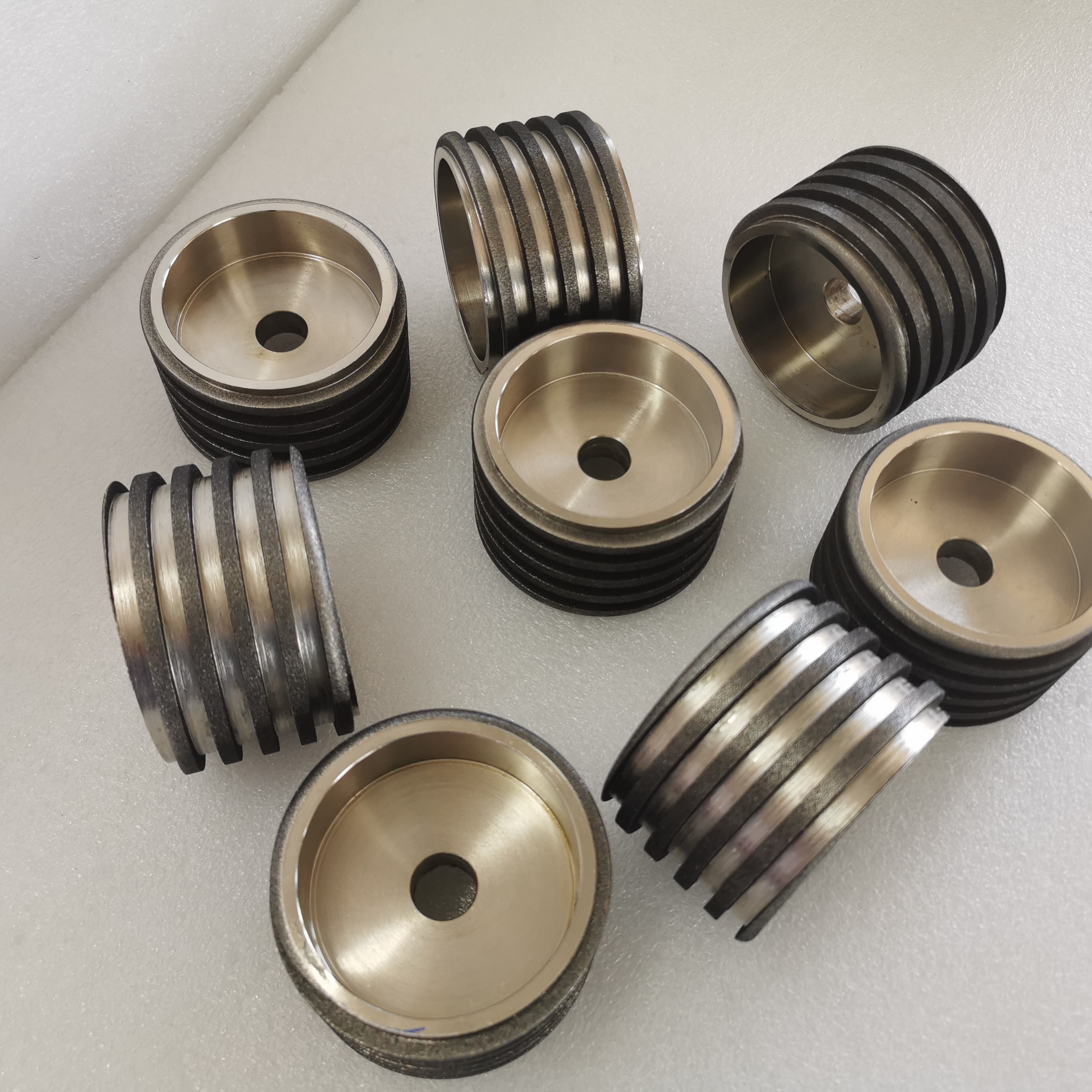 Long-Lasting Sharpness 120*54*20 Strength Electroplated Helical CBN Grinding Wheels