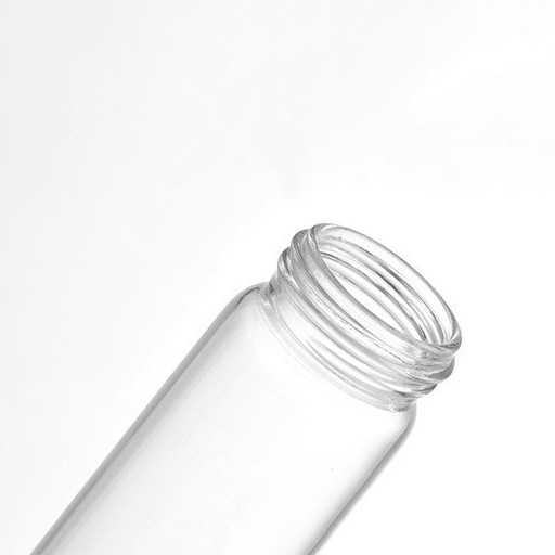 Mini Wishing Crystal Glass Bottles Cylindrical 30ml To 150ml With Screw Cap