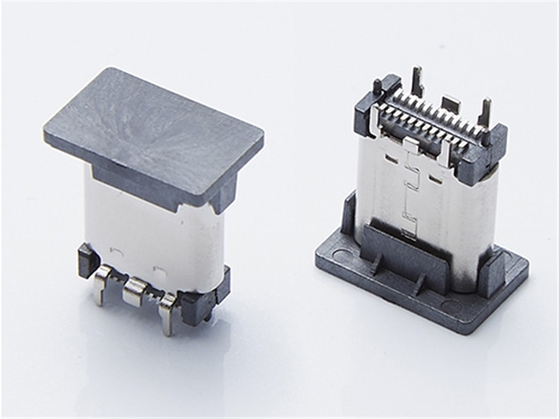 USB3.1 Type-C Connector USB3.1 C Type, THT, Receptacle, Vertical， HULYN