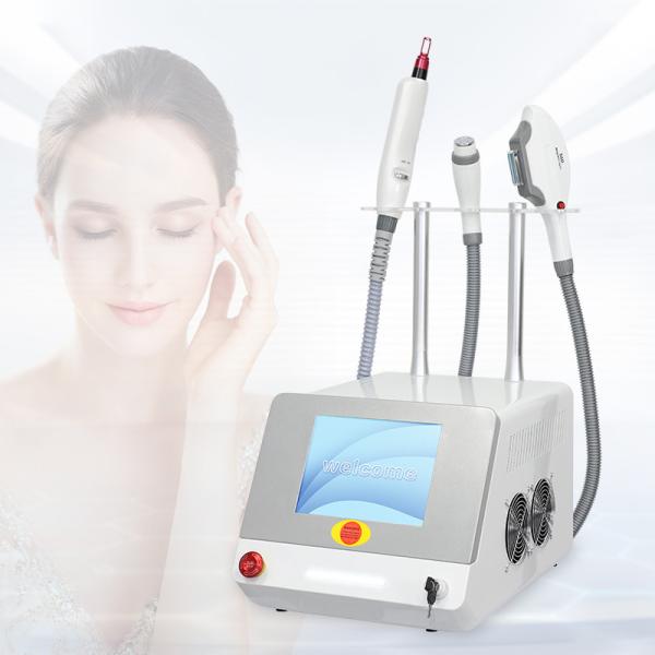 OEM Hair Removal Tattoo Removal Skin Tighten Machine 3 Handle RF Elight IPL Nd