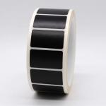 35mmx20mm Low Temperature Labels 1mil Black Matte High Temperature Resistant