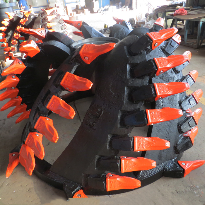 Cutter head assembly with multiple blades