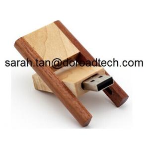 China Wooden Rotatable USB Flash Drives wholesale