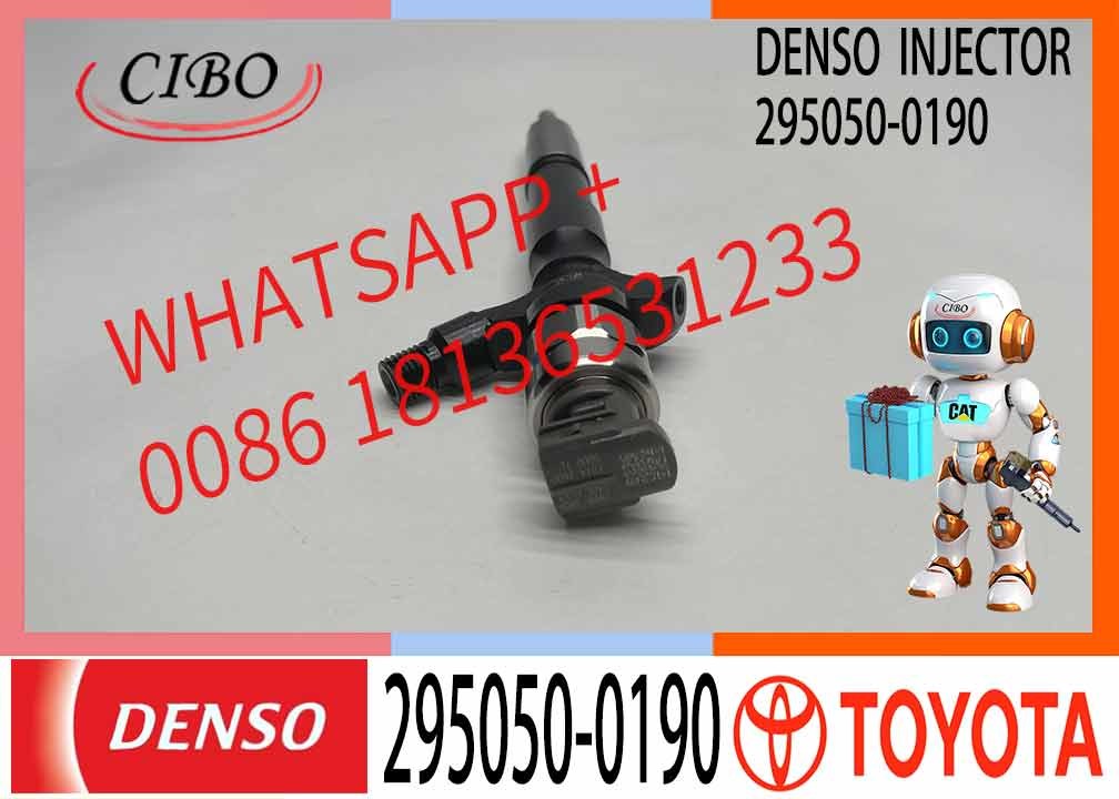 295050-0190 23670-0L100 Injector Nozzle Diesel Engine Components Hilux 1KD-FTV 3.0L Hilux 2KD-FTV 2.5L