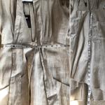 Bohemian Clothing Women Kimono Style V neck Maxi Linen Dress