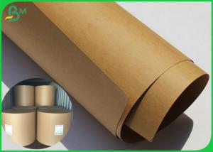 China 250gram 300gram 350gram Brown Kraft Paper Roll High Stiffness For Normal Package wholesale