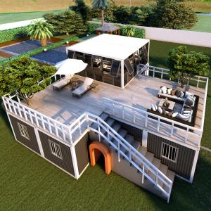 China 20FT Foldable Container House For Residence 2 Stories wholesale
