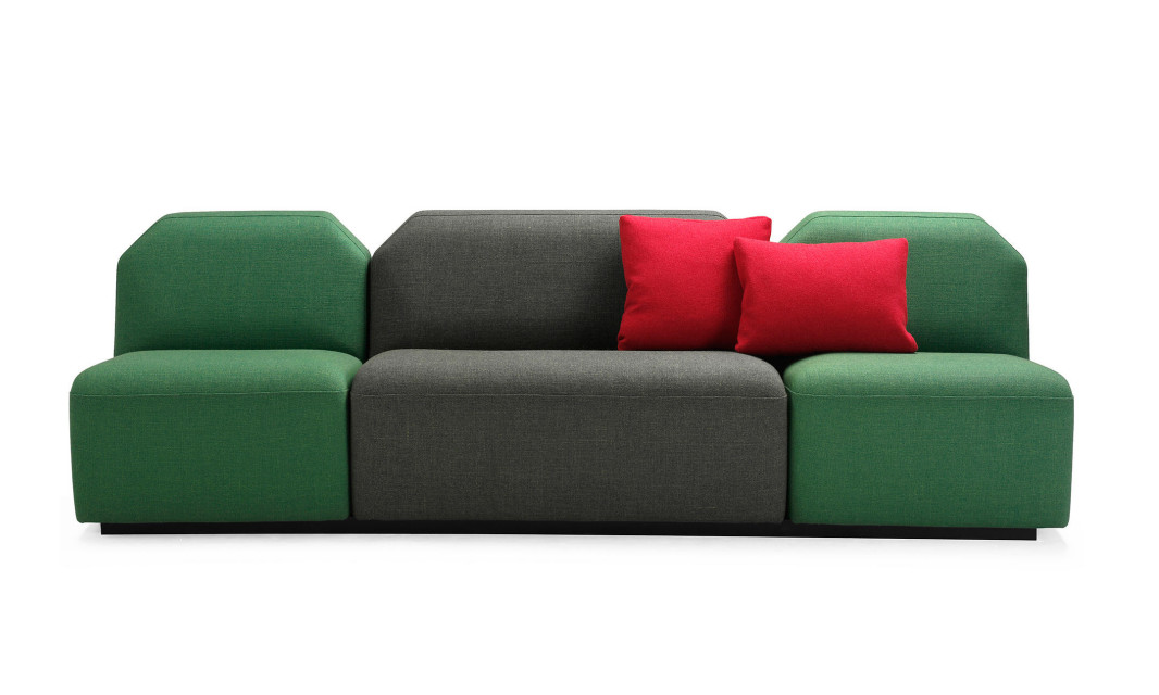 Single Double Card Seat 120*60*100 Cm Modern Sectional Couches