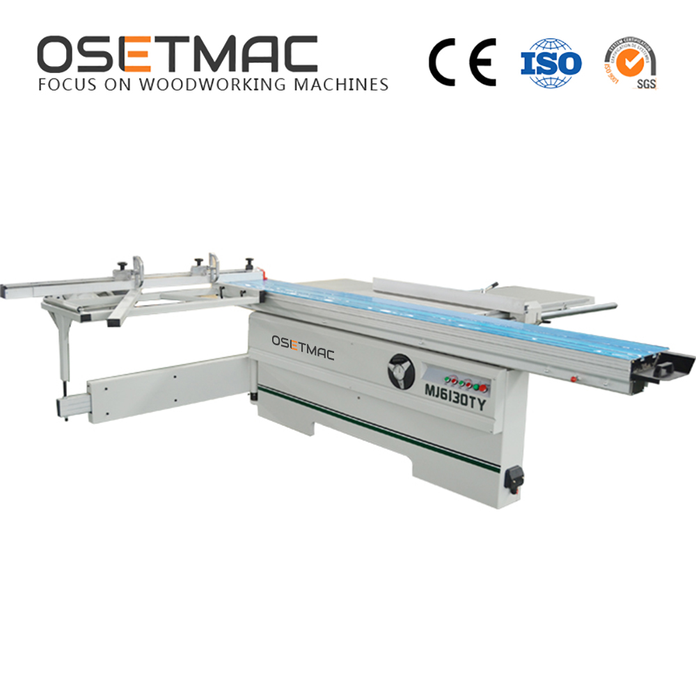 accuracy OSETMAC MJ6130TY Manual Lifting Sliding Table Panel Saw for Wood Cutting