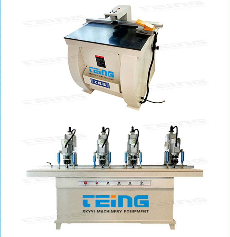 Woodworking 3-in-1 Minifix Drilling Hinge Drill Boring Punch Machine for Furniture Making