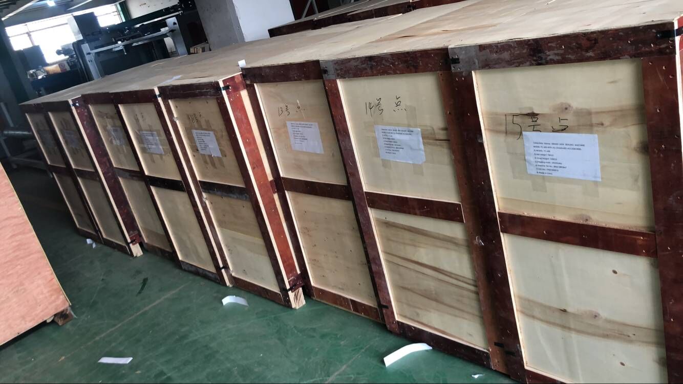Semi Automatic Paper Bag Making Machine Square Bottom Brown
