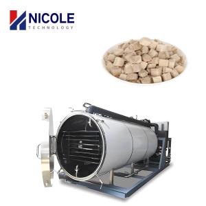 China Industrial Food Meat Vacuum Freeze Dryer Machine PLC Control wholesale