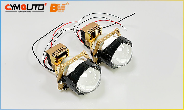 Durable 3 Inch Automobile Projector Lens 68W / 78W High Light