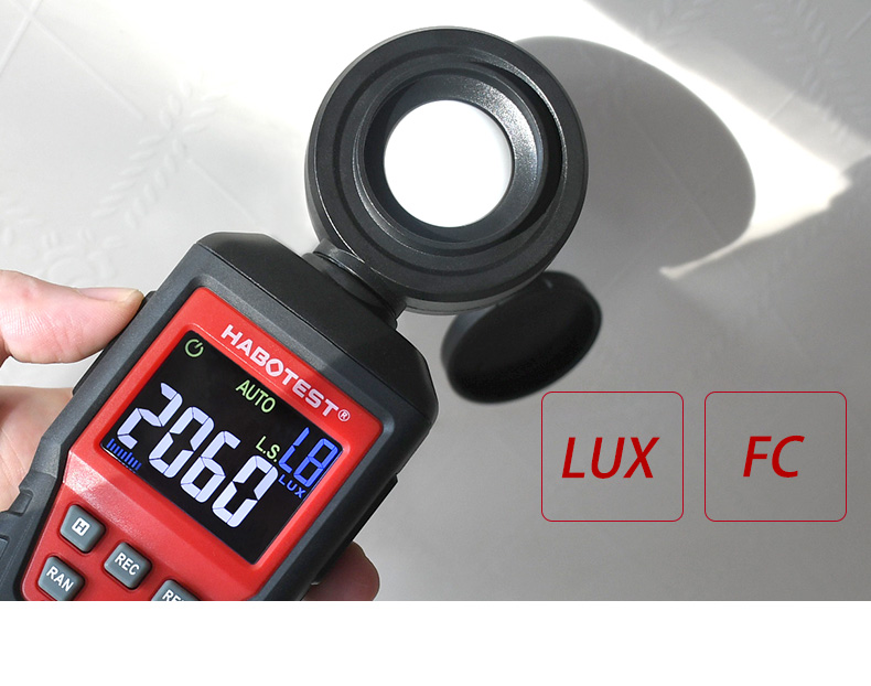 1000FC Digital Lux Meter , 1000 Lux Digital Illuminance Meter