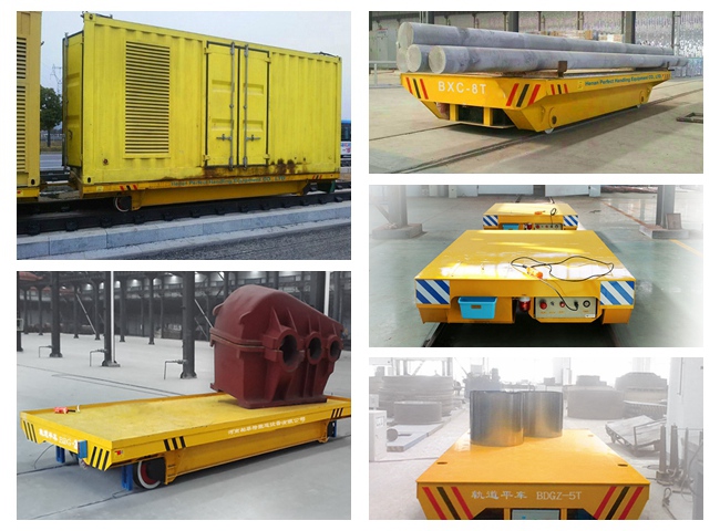 Heavy Scrap Transfer Cart Explosion-Proof Rail Guided Vehicle for Steel Mill