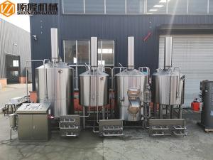 China Stainless Steel Brewhouse Equipment , 20HL Steam Heated Beer brewing Equipment wholesale