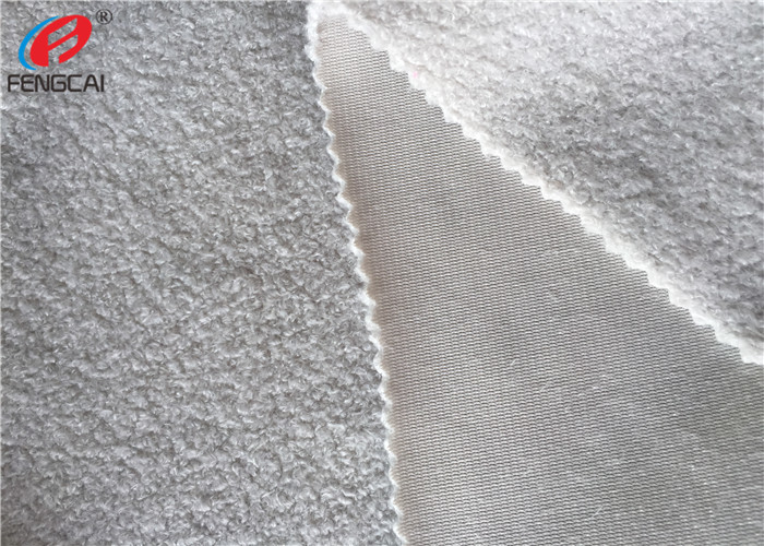 Multi Colour Polyester Tricot Knit Fabric 50D Warp Knitted Bright Velvet Fabric For Pillow