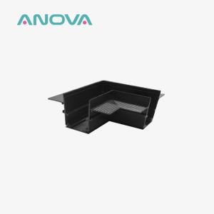 China Aluminum 100x100mm Led Track Rail Recessed 24V/48V Track Lighting Accessories wholesale