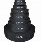 Flat Polypropylene Webbing 25mm , Black Tote Bag Handles Webbing