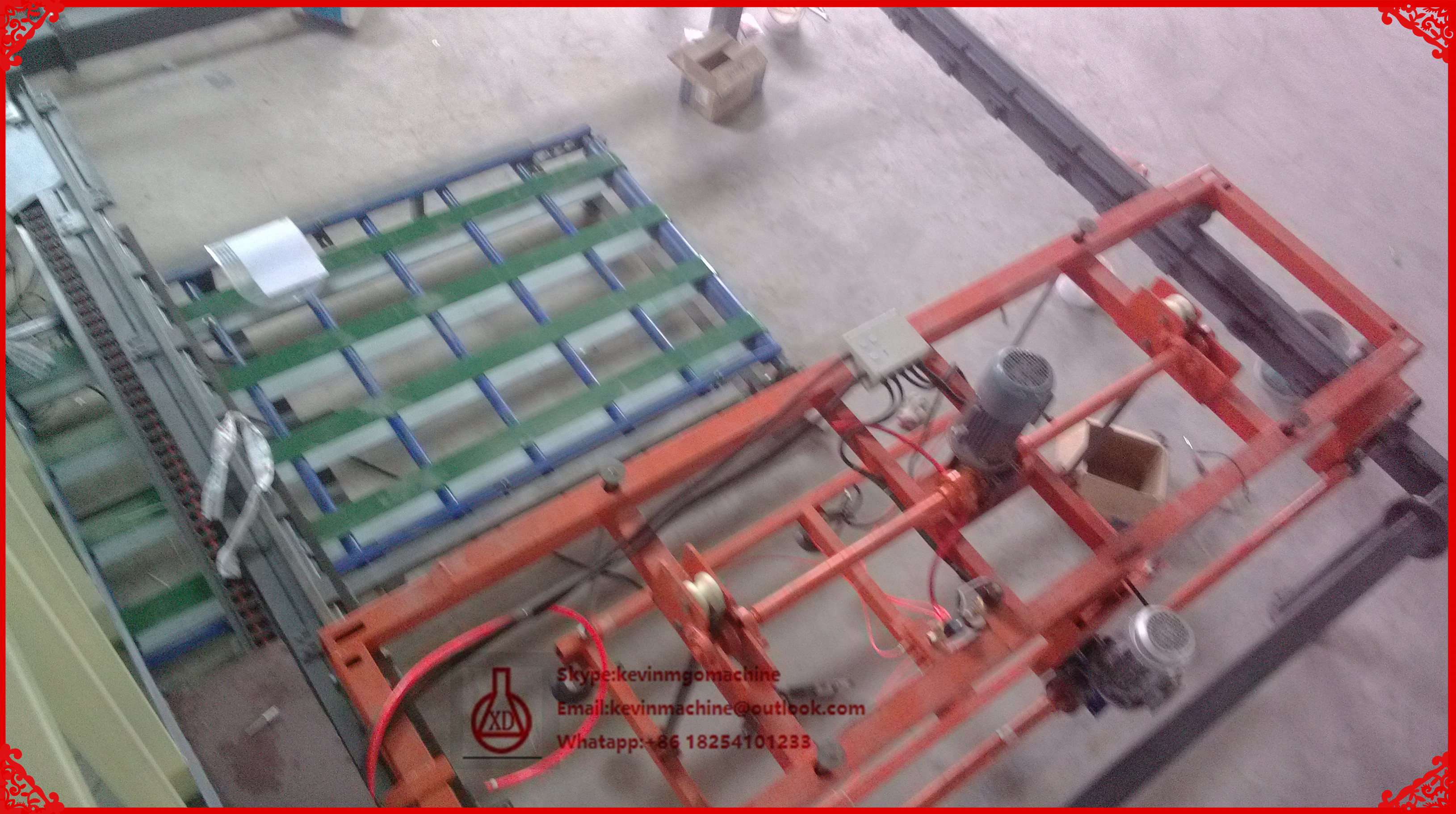 Fireproof Magnesium Oxide Board / Sandwich Panel Making Machine 23KW Total power