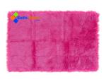 Pink Super Soft Faux Fur 30*45inch Polyester Area Rugs 4pcs/carton