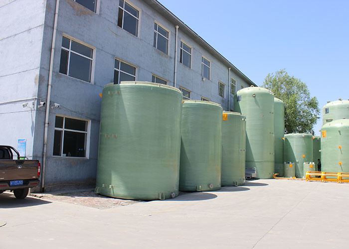 Anticorrosive Horizontal Green Water Storage Tank FRP GRP Fiberglass ISO9001