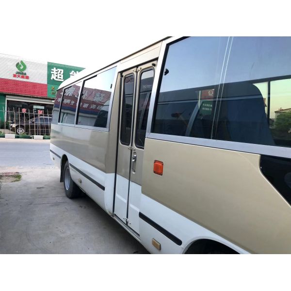 TOYOTA Used Coaster Bus With 16-30 Seats Diesel Engine & Gasoline Engine