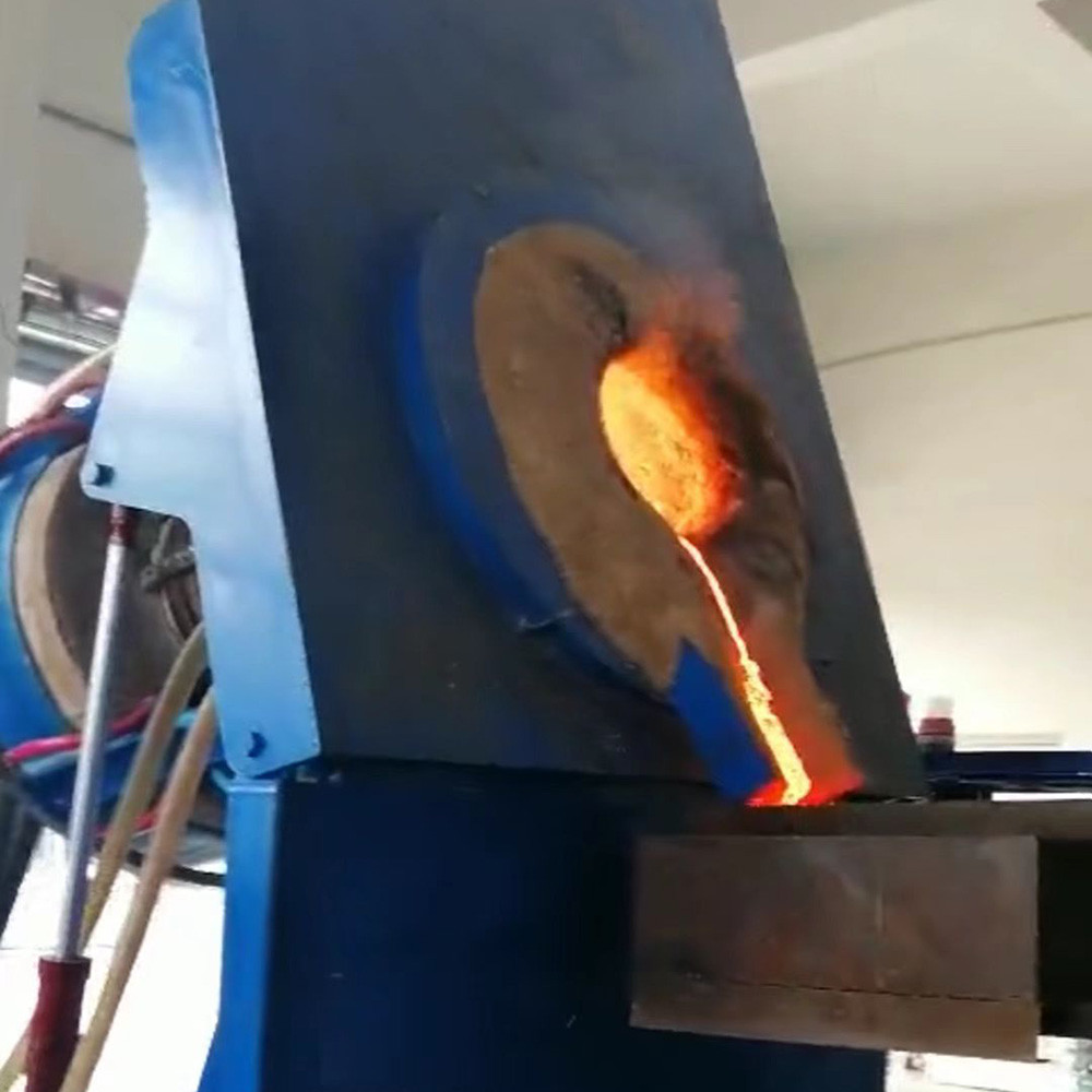 1T Gold Induction Melting Furnace 1200A Induction Heater Melting Steel